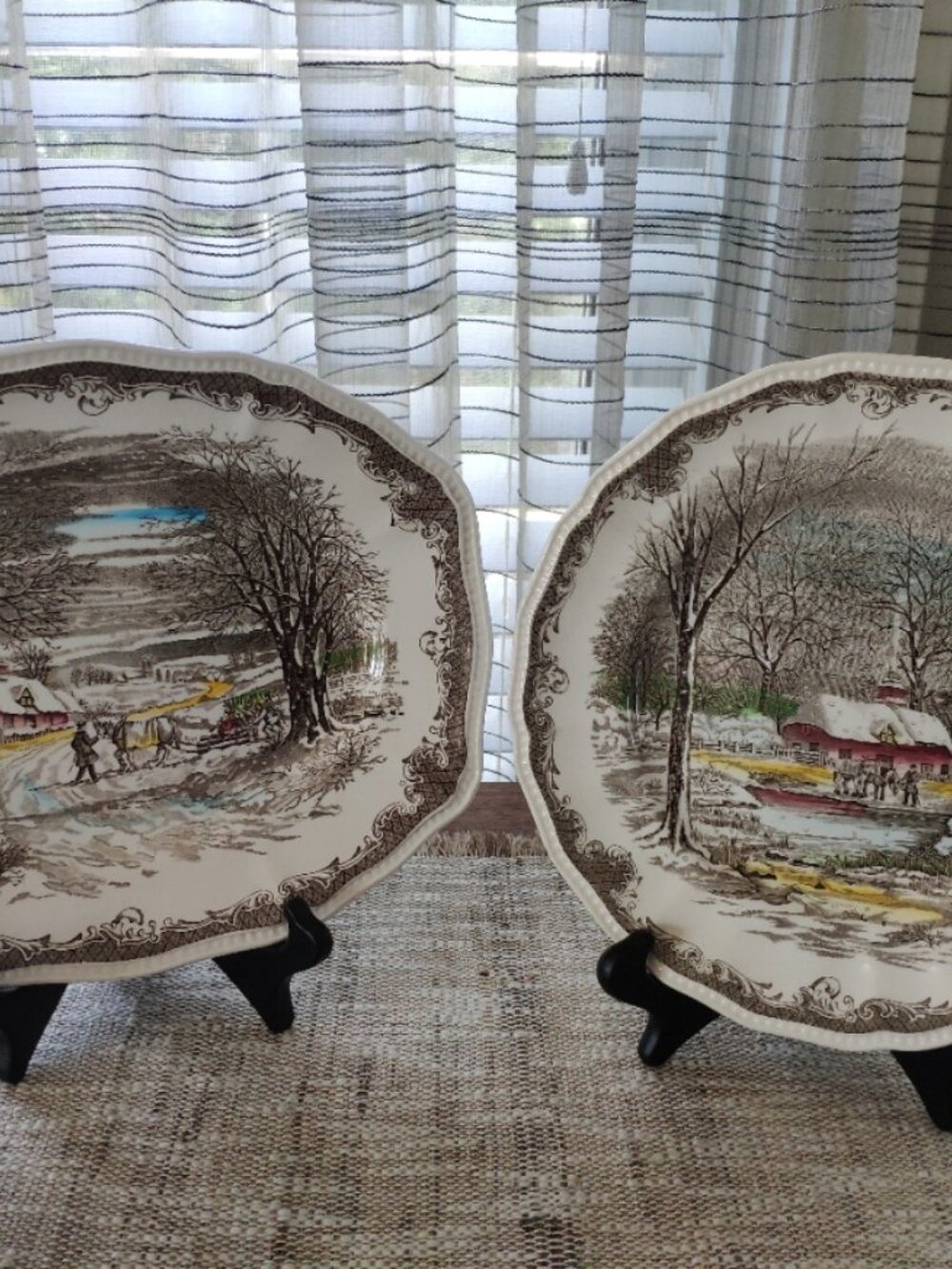 Kensington England Shakespeare's Sonnet Serving Plates Set of 2, made in England